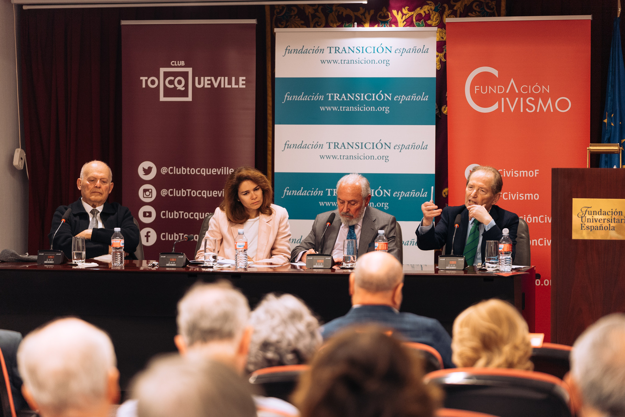 Diálogo «Estado de derecho: independencia judicial, Ministerio Fiscal y Tribunal Constitucional» con Manuel Aragón Reyes, Eligio Hernández y Roberto Blanco Valdés